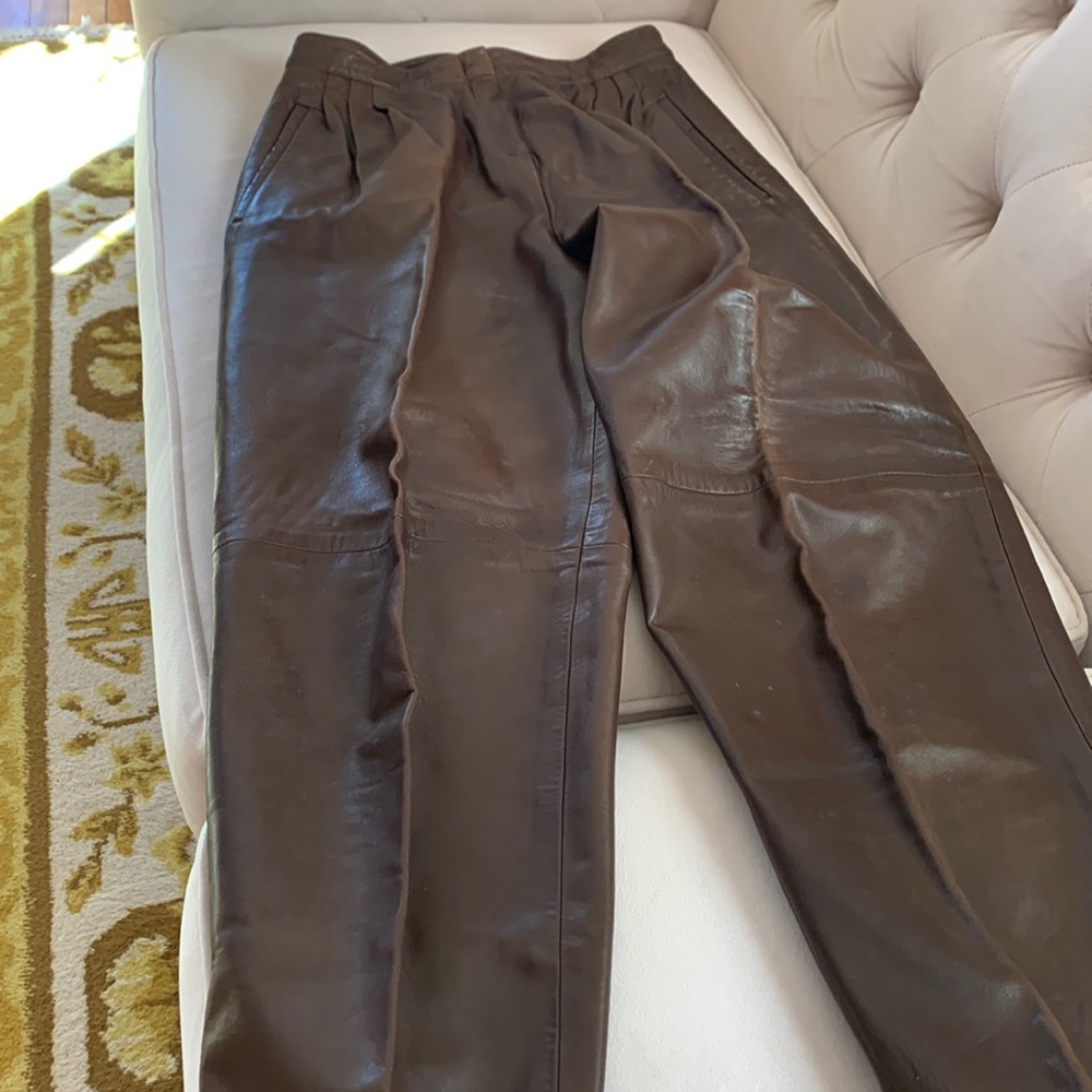 Vintage leather pants